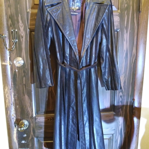 VINTAGE- Leather Coat - Picture 8 of 8